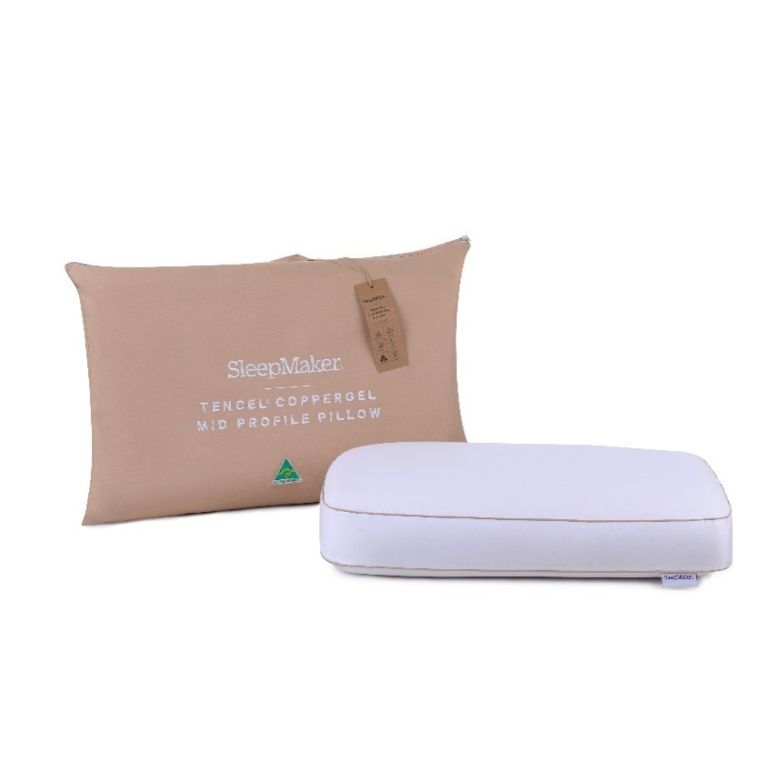 Live comfortably store copper gel pillow